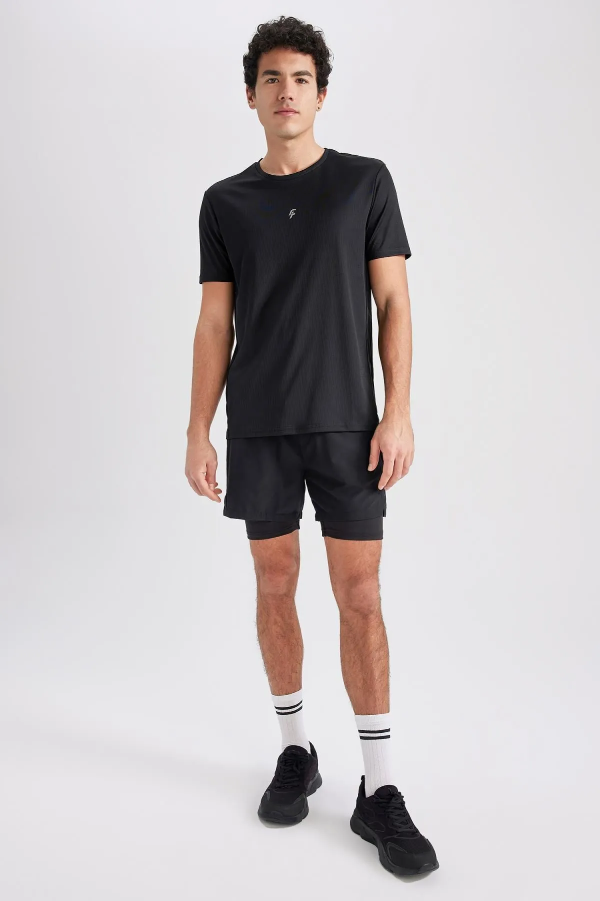 Defacto Erkek T-Shirt X6142Az Black24YX6142AZBU-00011DEFACTO