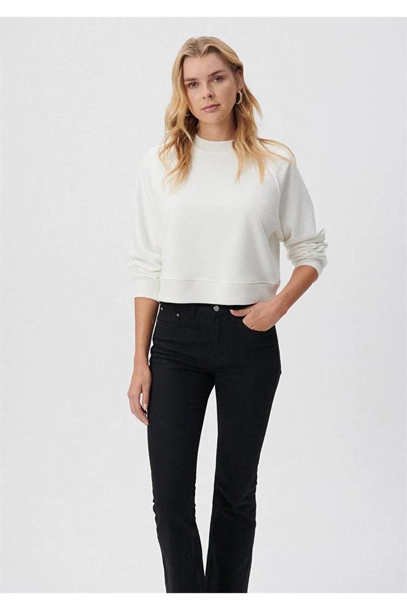 mavi kadın bisiklet yaka sweatshirt ms1000524YBTK000142-250250MAVİ