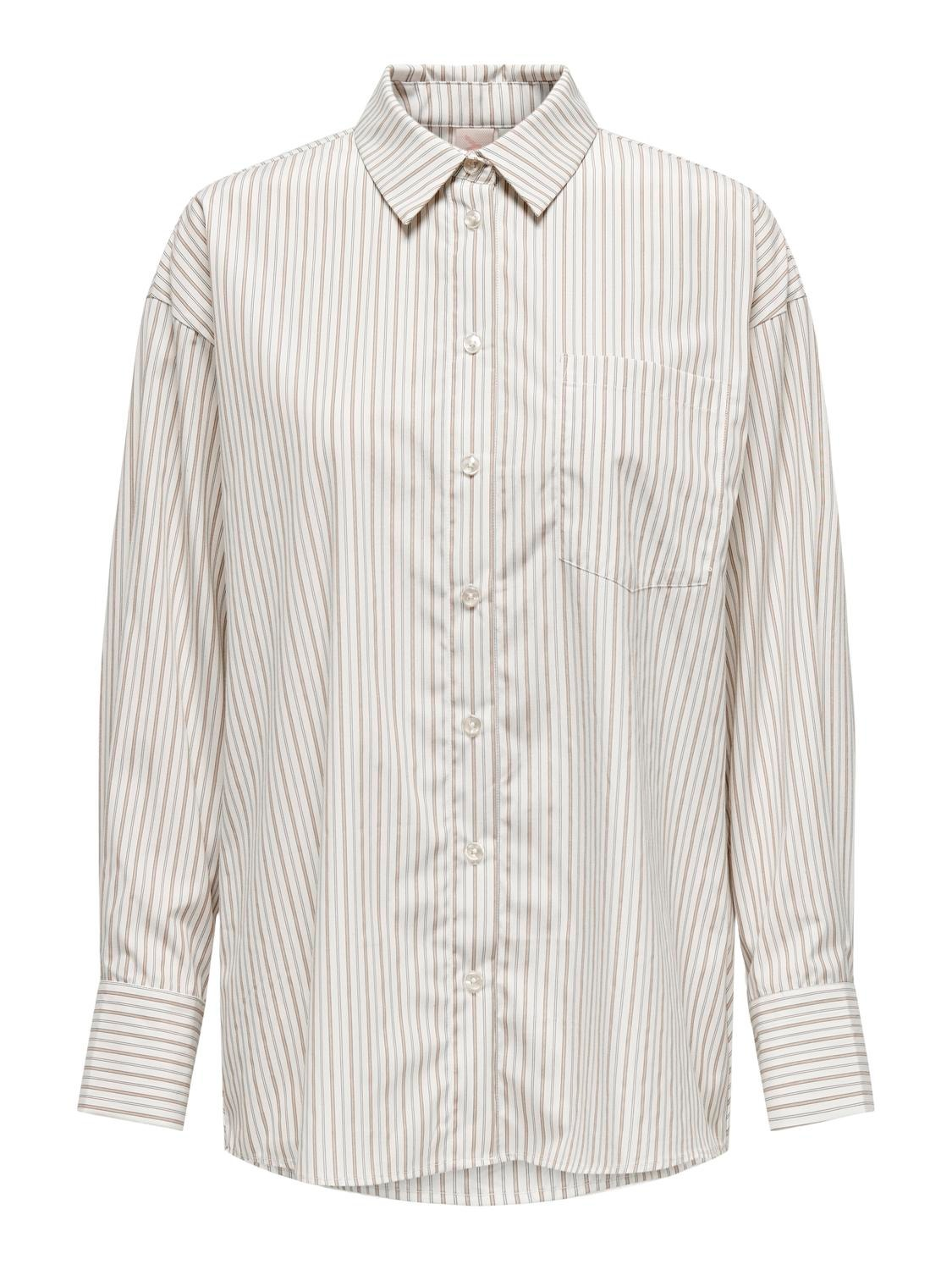 ONLY ONLPENA LS DETAIL SHIRT WVN 15328584 BRİGHT WHITE24YBTK002461-6886612Only