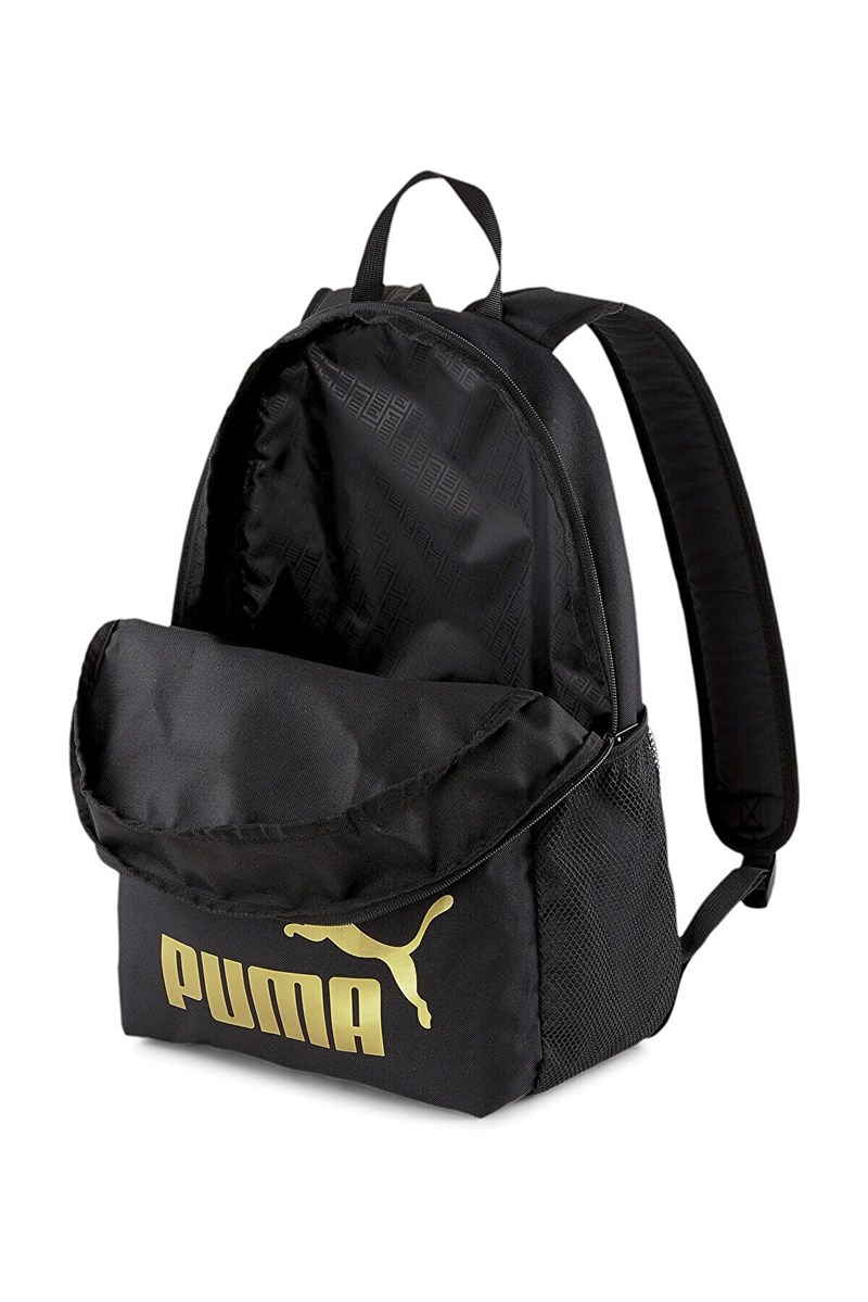 PUMA UNİSEX 07548749 Phase  Backpack Puma Black-Golden lo21Y07548749A-01Puma