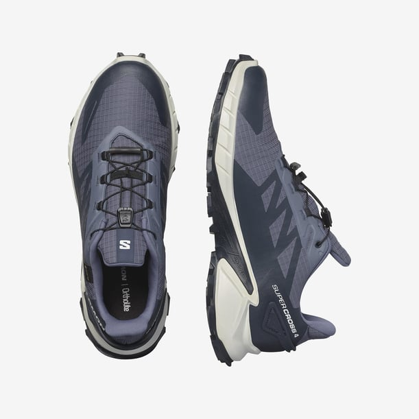 salomon erkek spor ayakkabı supercross 4 gtx grisaille/white/carbon22KEAY000171-SL97SALOMON