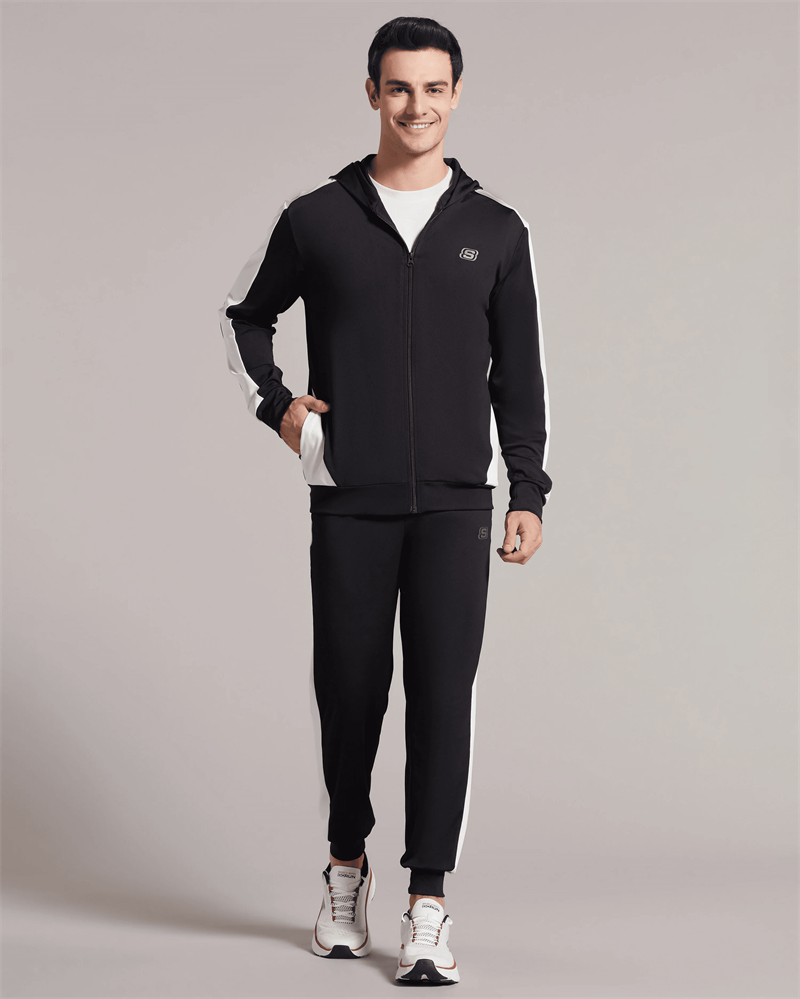 Skechers Erkek M 2XI-Lock Diagonal Fleece Suit Track Suit S23145023YETK000132-01Skechers
