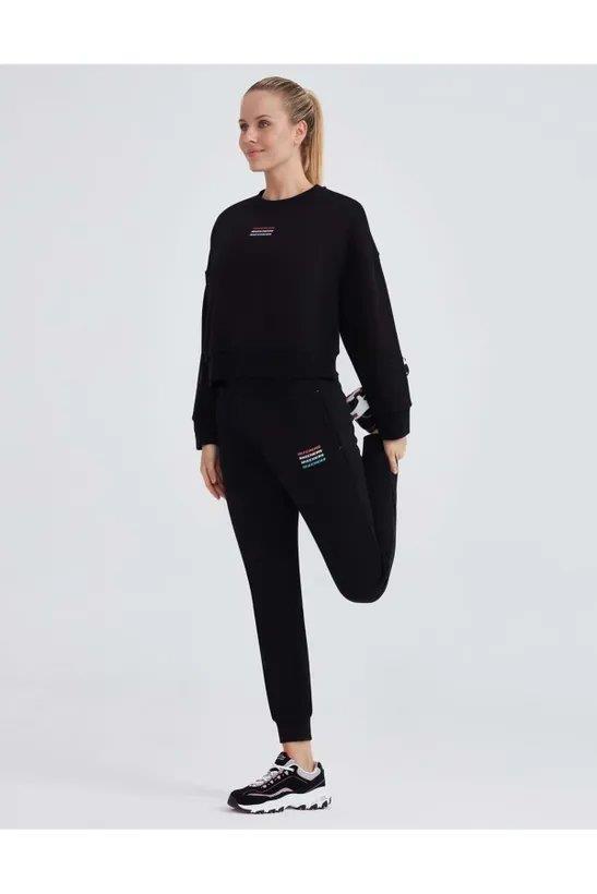 Skechers Kadın W Essential Crew Neck S23224123KBTK000017-01Skechers