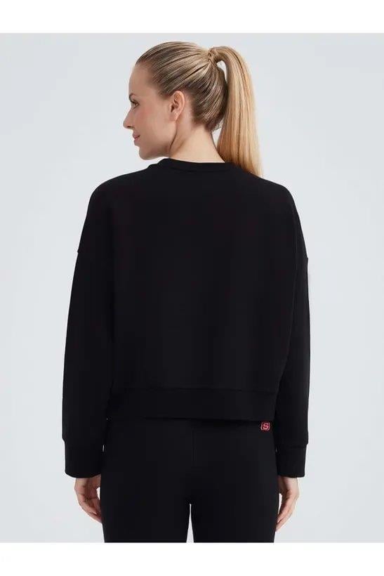 Skechers Kadın W Essential Crew Neck S23224123KBTK000017-01Skechers