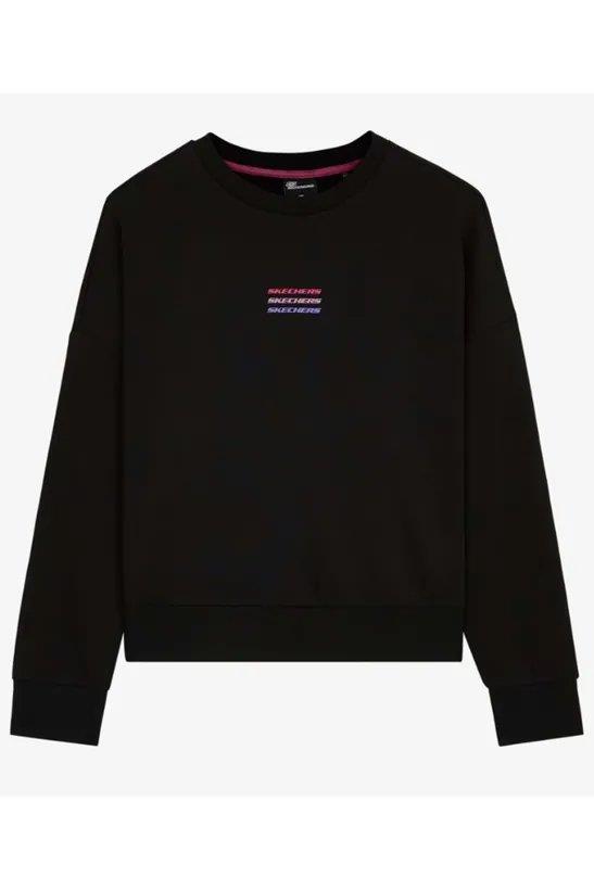 Skechers Kadın W Essential Crew Neck S23224123KBTK000017-01Skechers