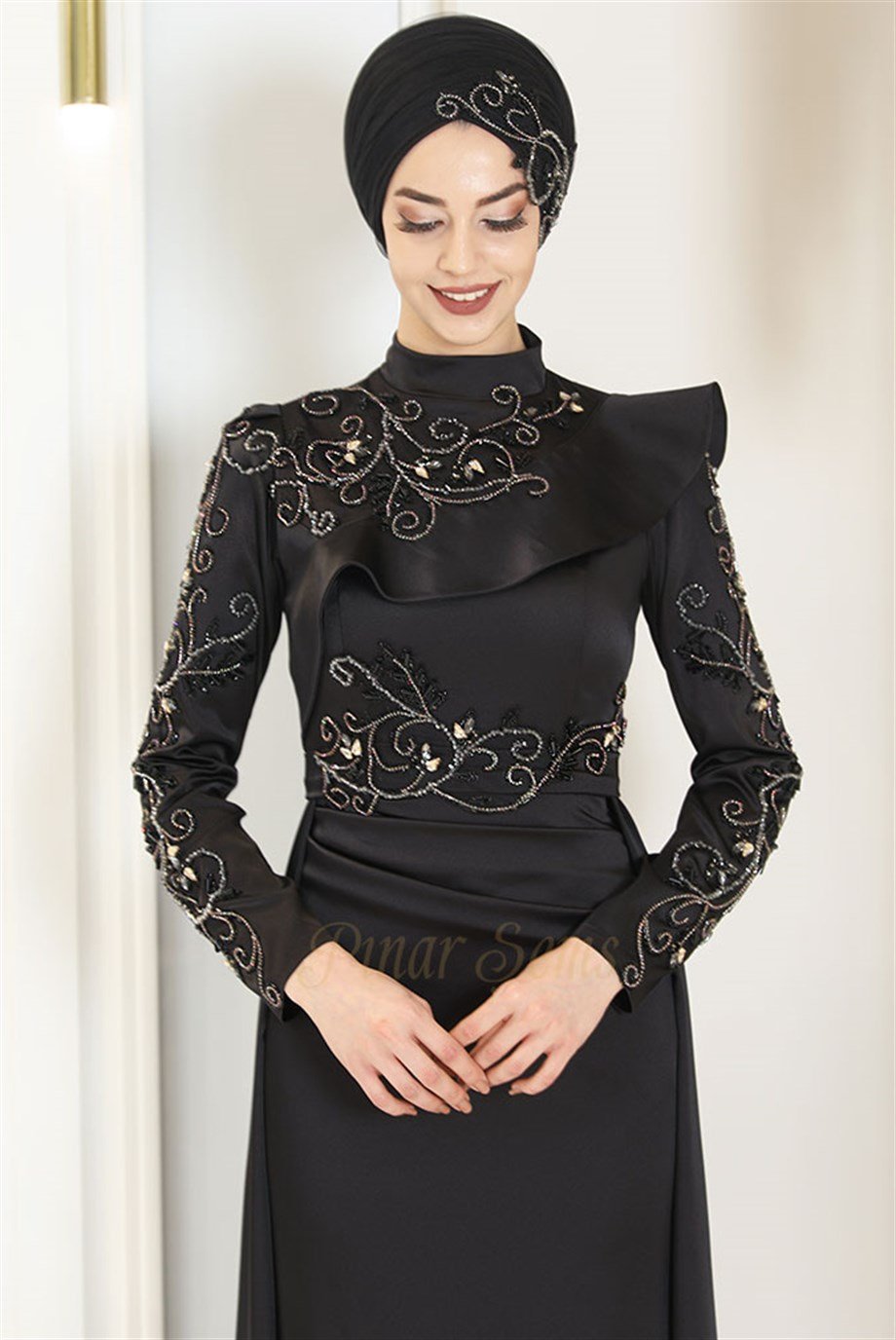 Pınar Şems Asrın Abiye Siyah