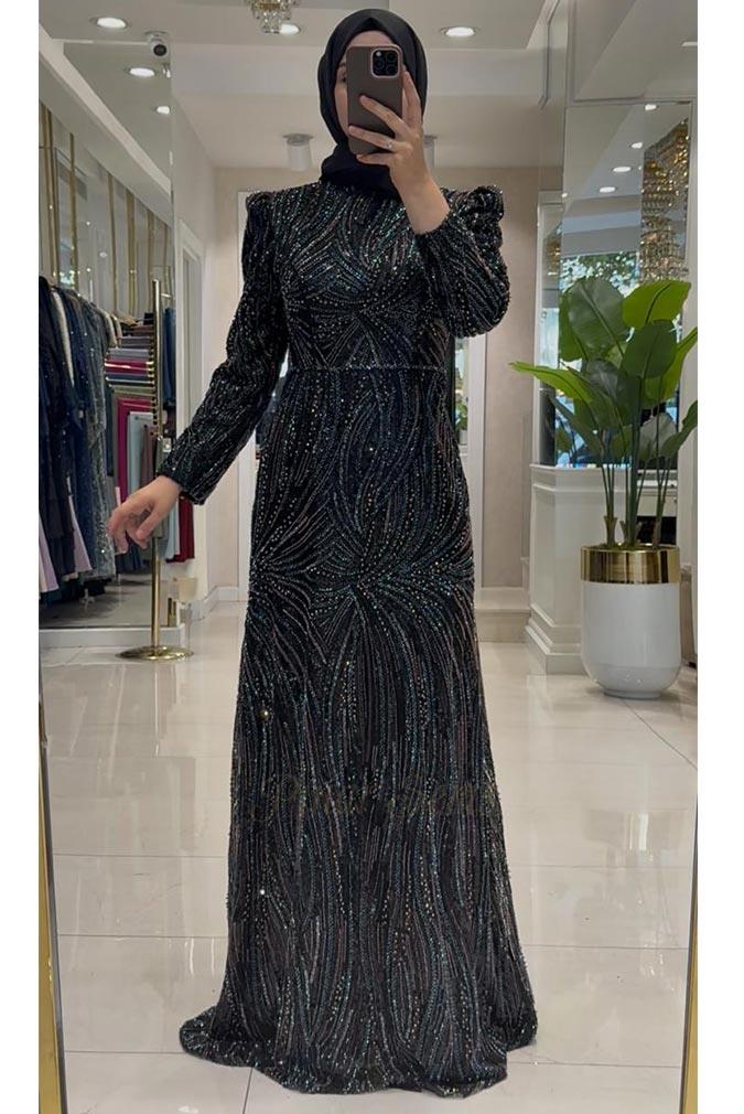 Pınar Şems Aybike 2 Abiye Siyah