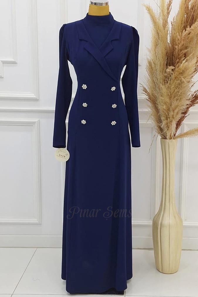 Pınar Şems Aylin Elbise Saks