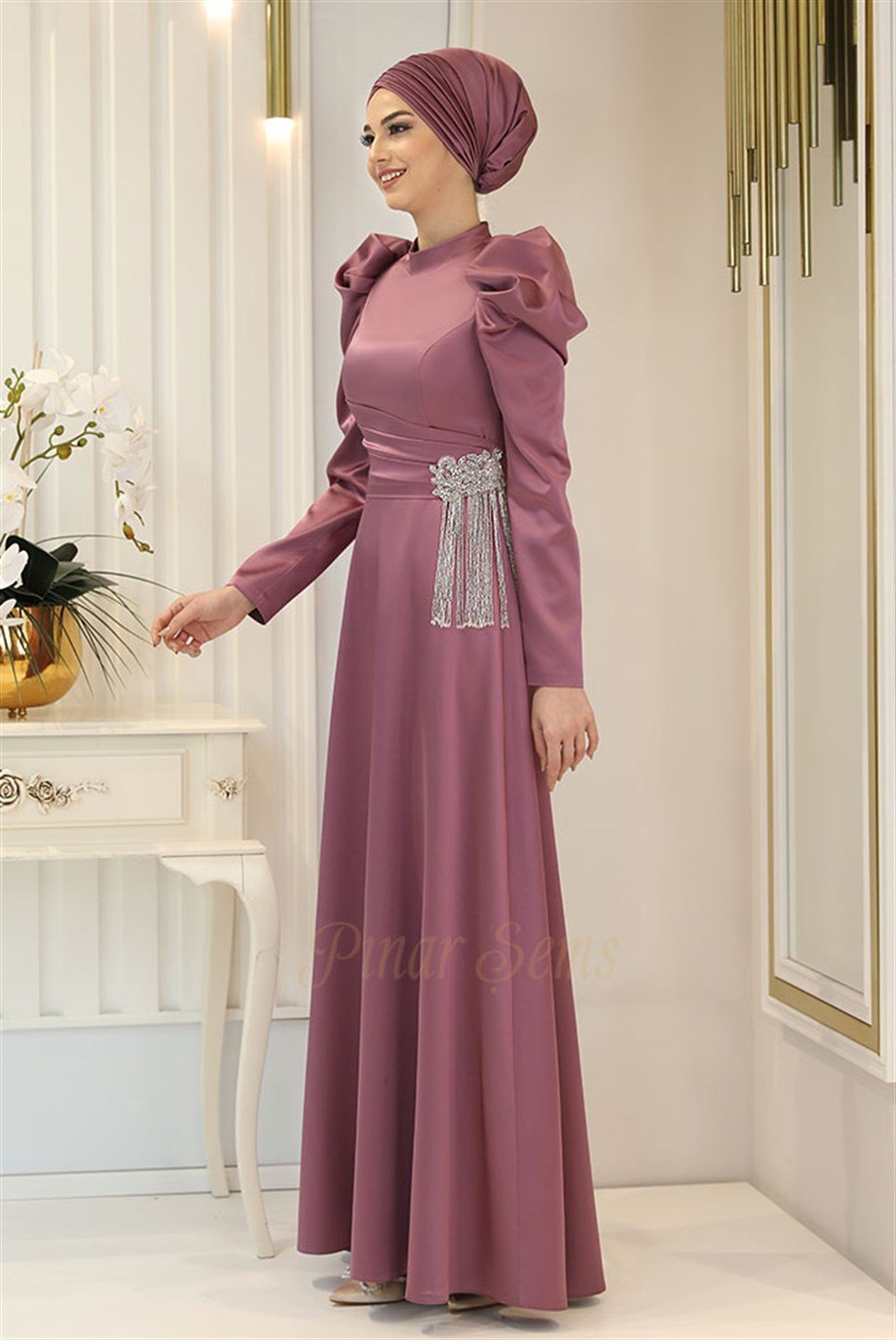 Pınar Şems Ayşegül Abiye Gül Kurusu