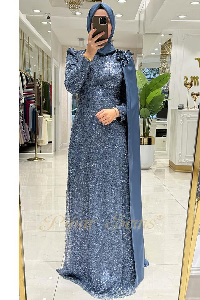 Pınar Şems Berrin Abiye İndigo