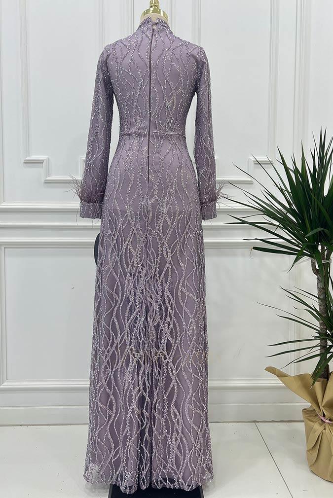 Pınar Şems Çisil Abiye Lila