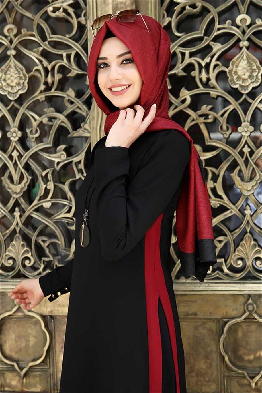Pınar Şems Elegance Tunik Bordo