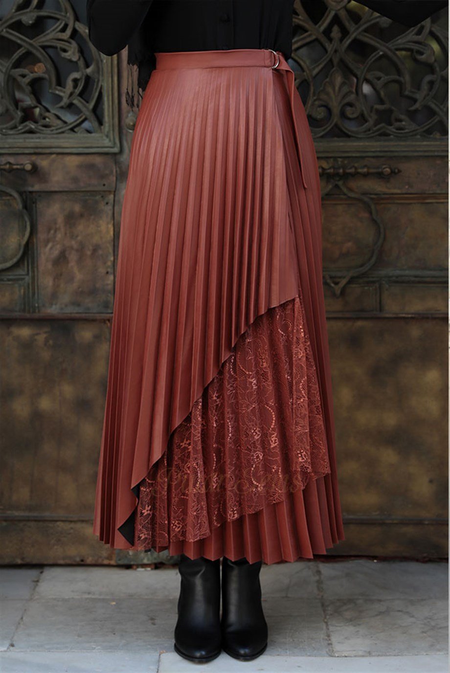 Pınar Şems Elif Etek Taba