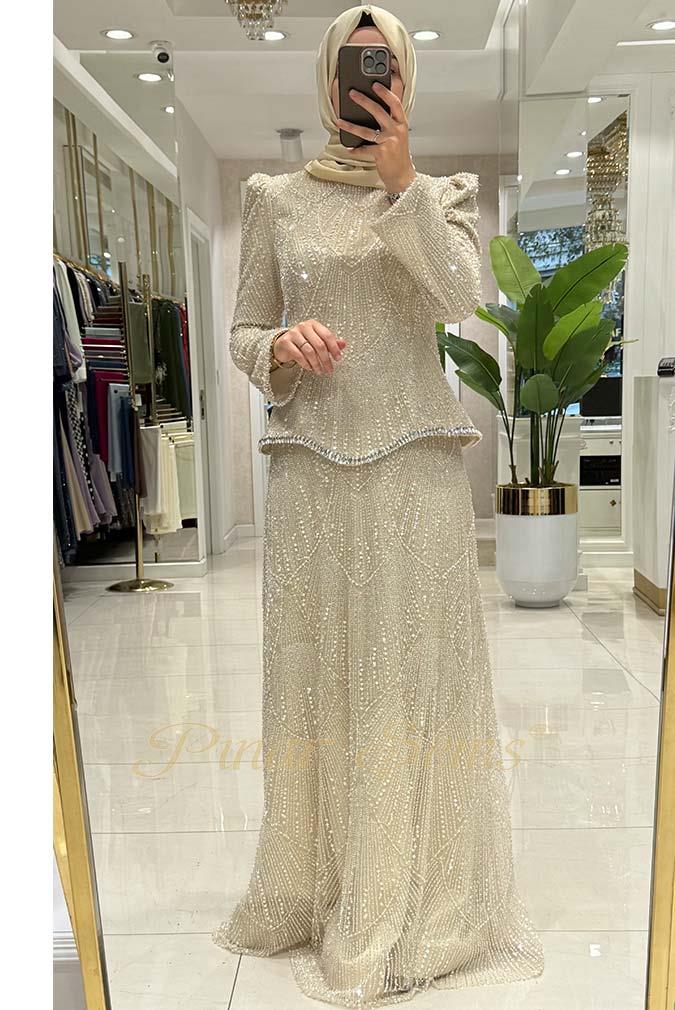 Pınar Şems Nova Abiye Krem