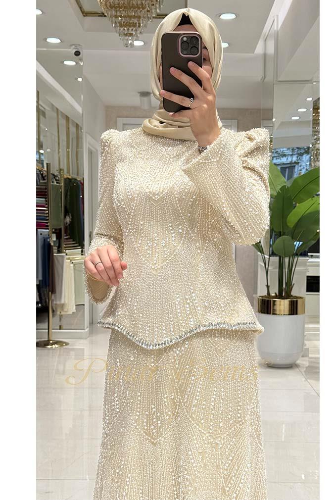 Pınar Şems Nova Abiye Krem