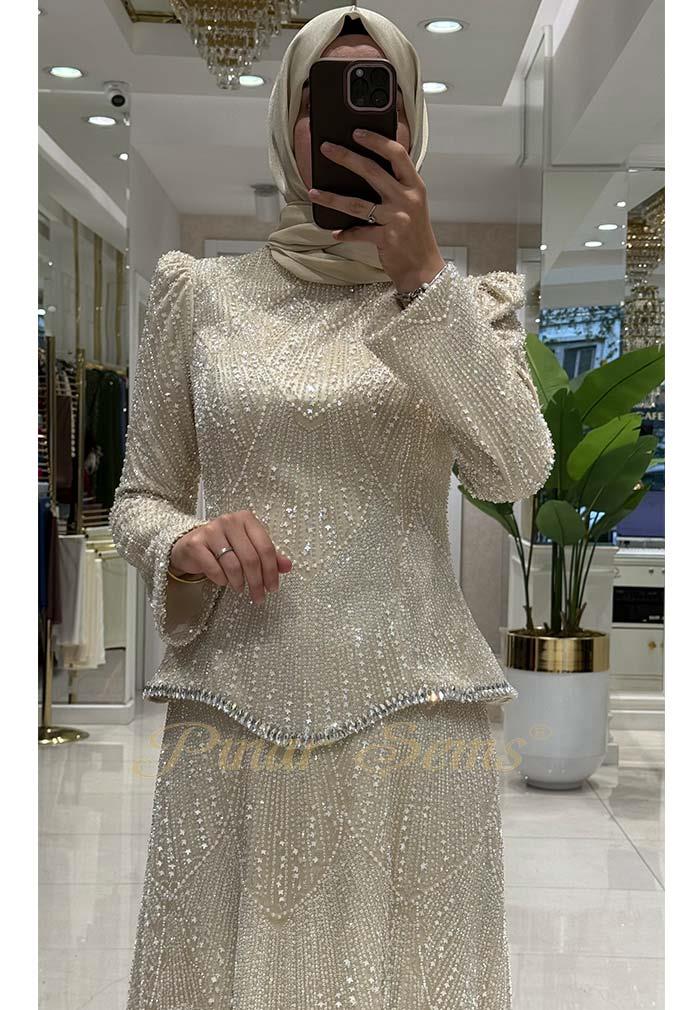 Pınar Şems Nova Abiye Krem