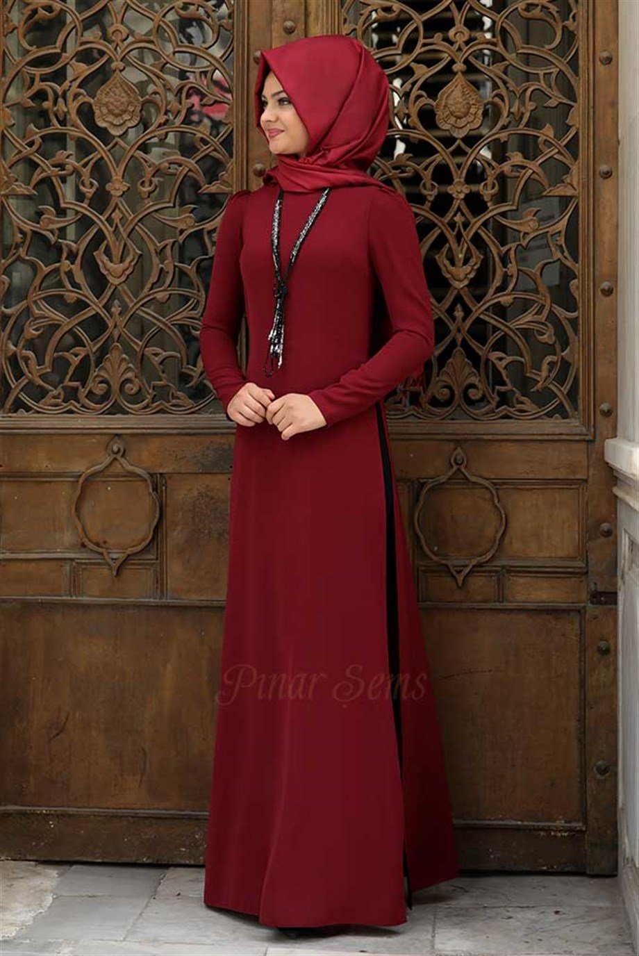 Pınar Şems Pınar Tunik Bordo