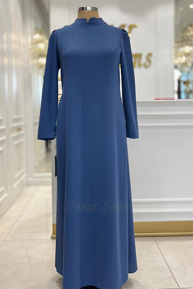 Pınar Şems Pınar Tunik İndigo