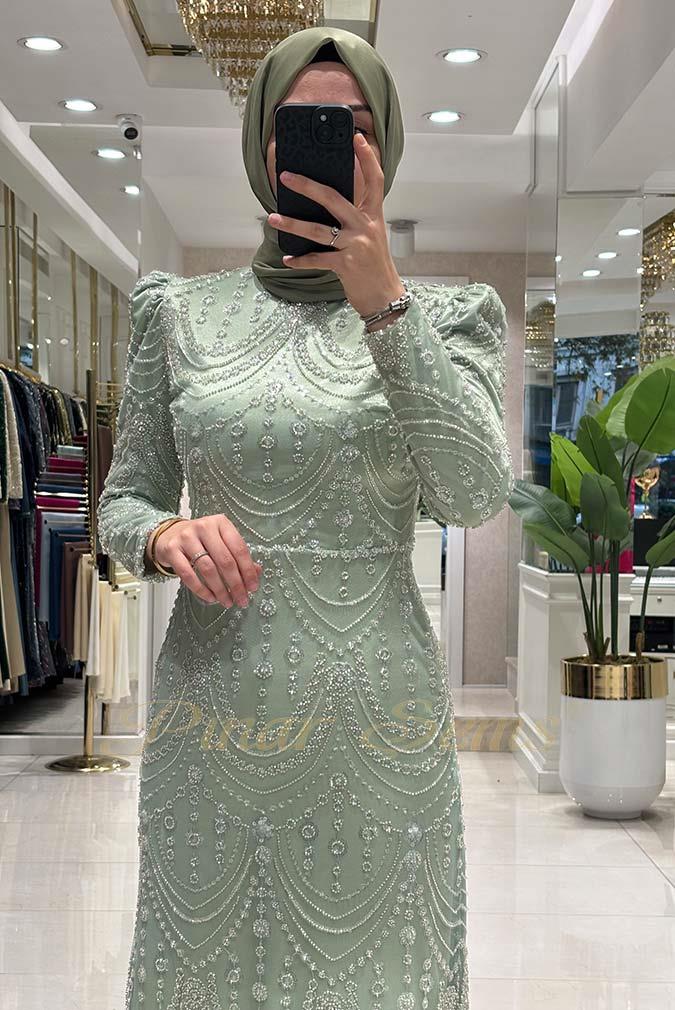 Pınar Şems Serin Abiye Mint