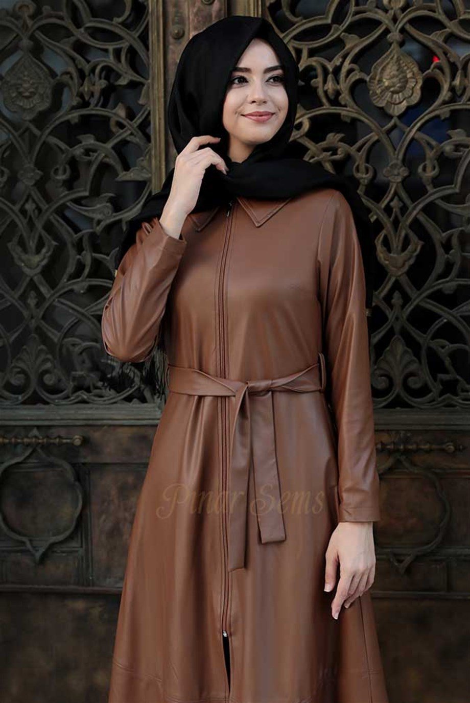 Pınar Şems Trend Deri Kap Taba