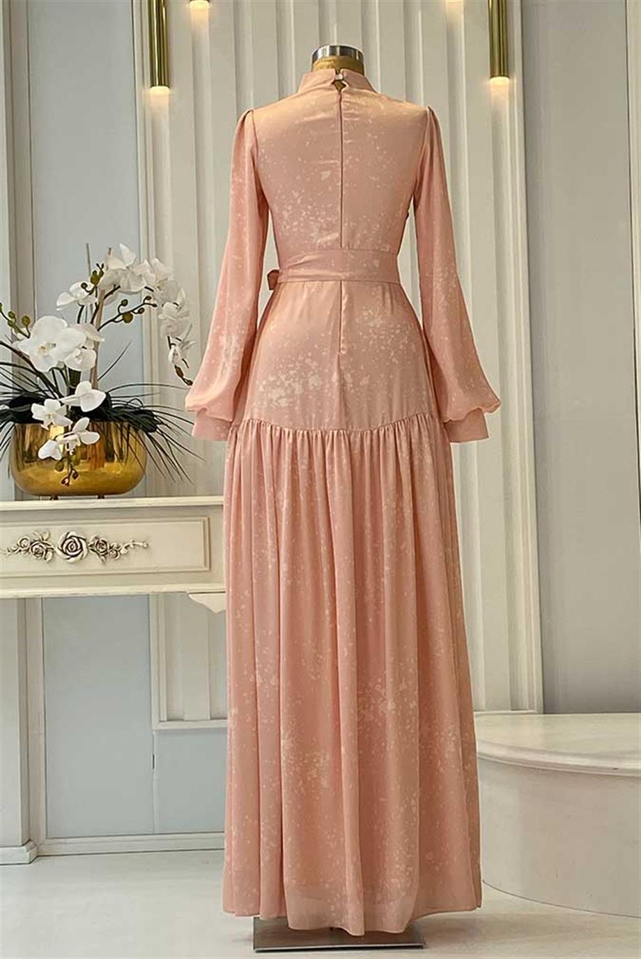 Pınar Şems Tülin Elbise Pembe