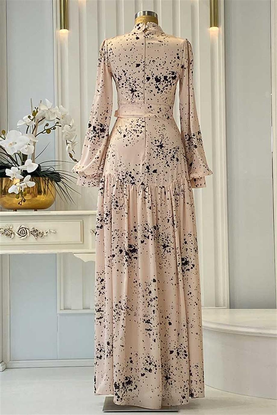 Pınar Şems Tülin Elbise Pudra