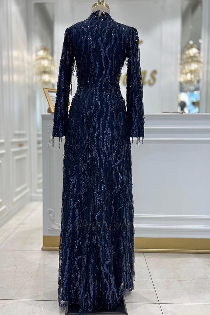 Pınar Şems Yeni Ziynet Abiye Lacivert