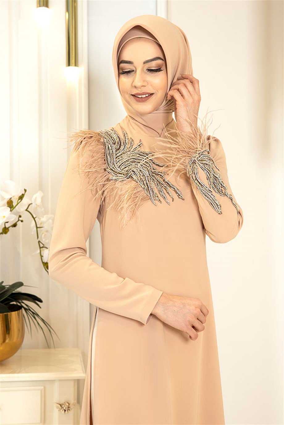 Pınar Şems Zühre Takım Bej