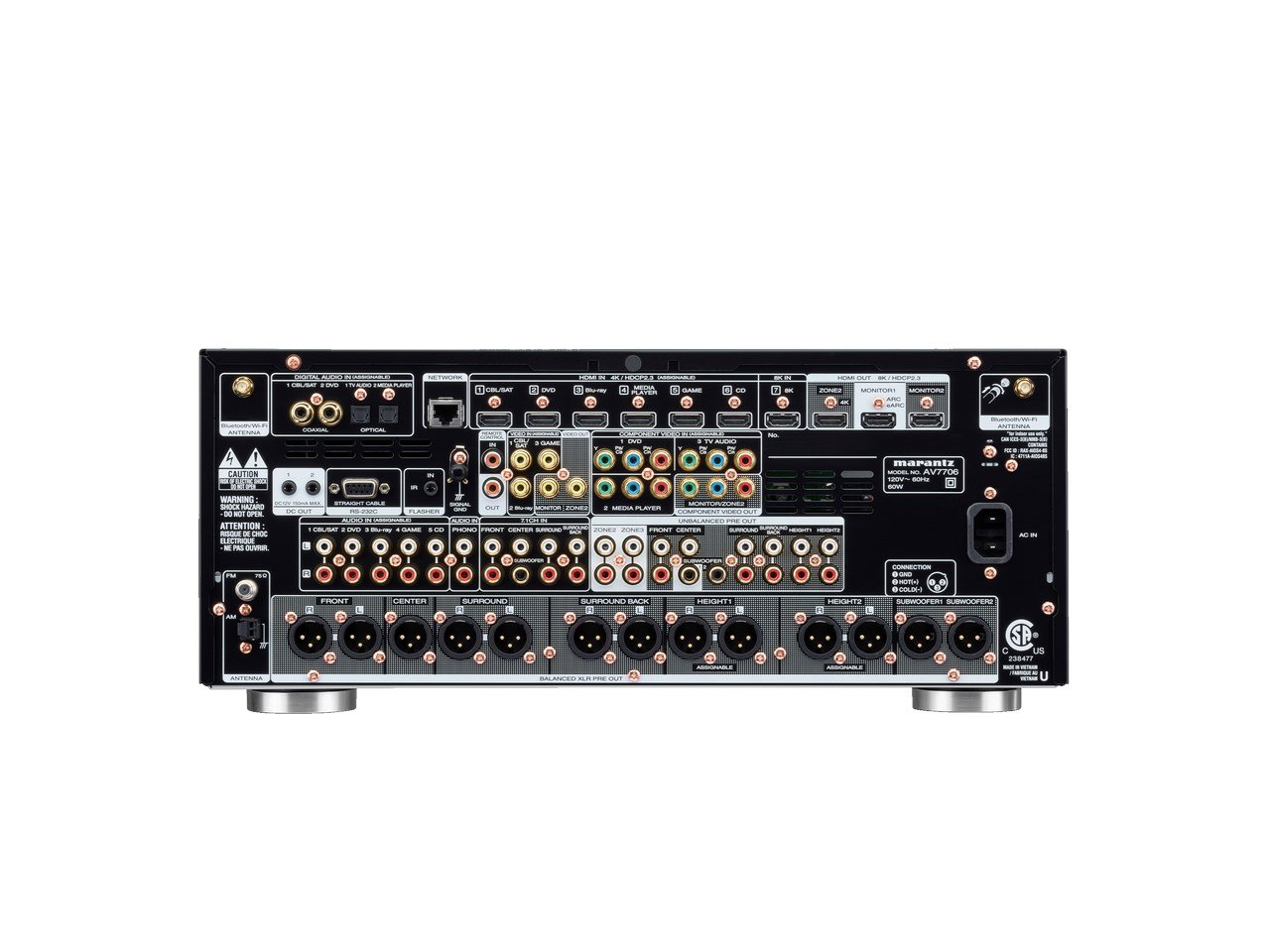 Marantz AV 7706 AV Receiver - Silver