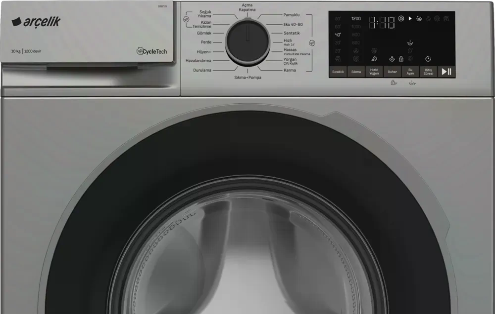 Arçelik 10121 S 10 Kg Çamaşır Makinesi