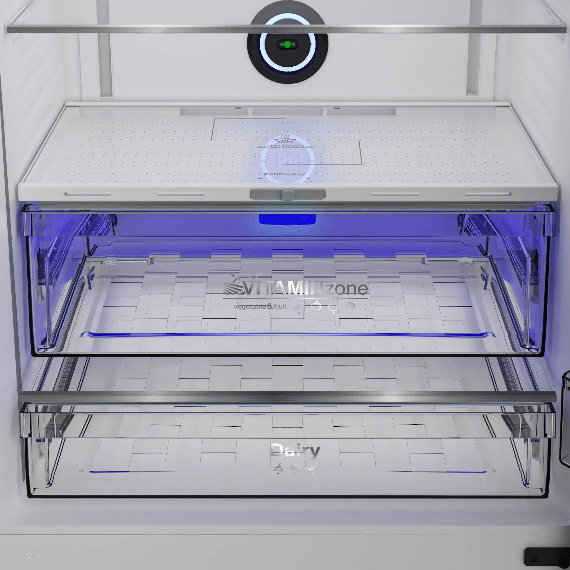 Arçelik 278551 EDI Tencere Soğutma Teknolojili Alttan Donduruculu Buzdolabı