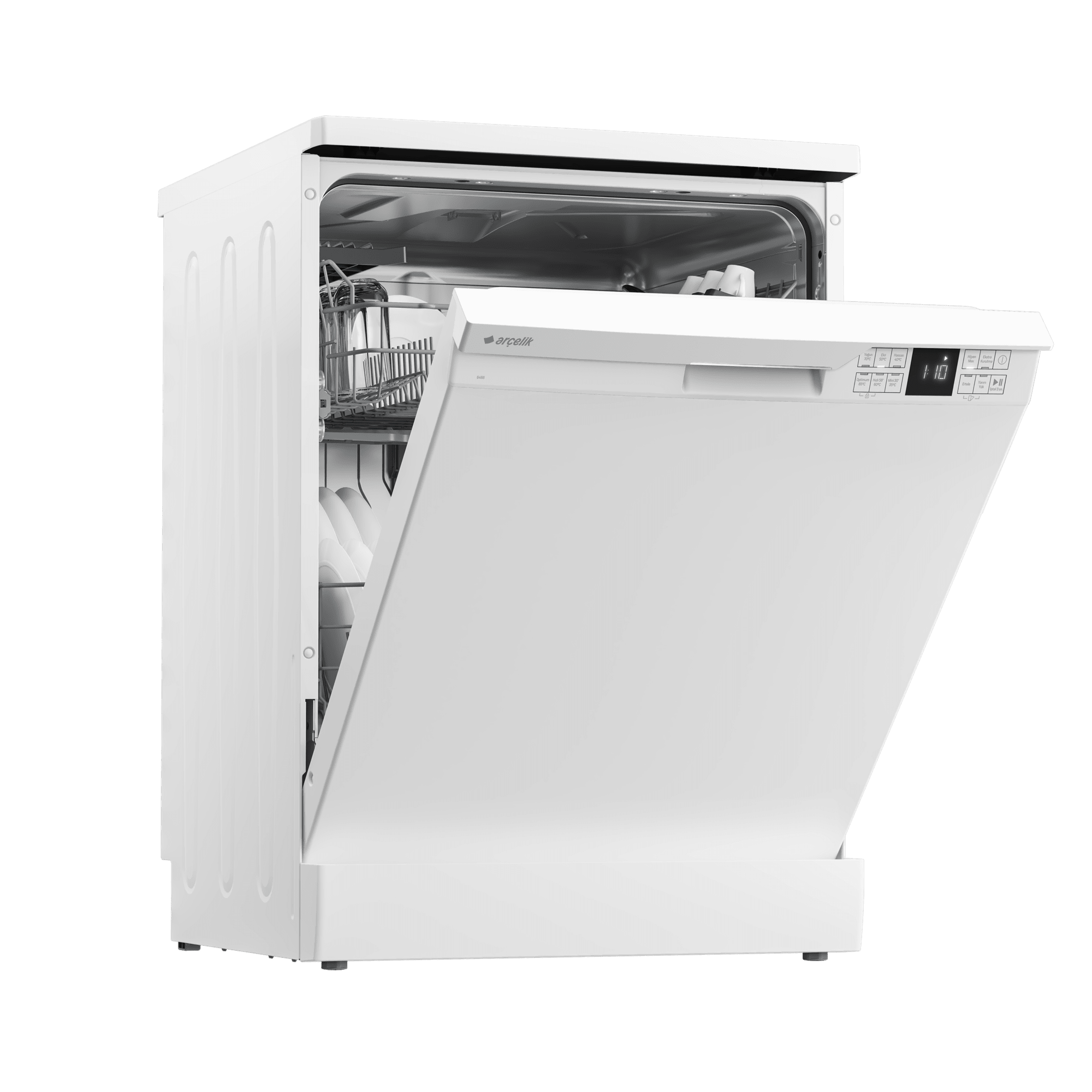 Arçelik  6466 6 Programlı Bulaşık Makinesi