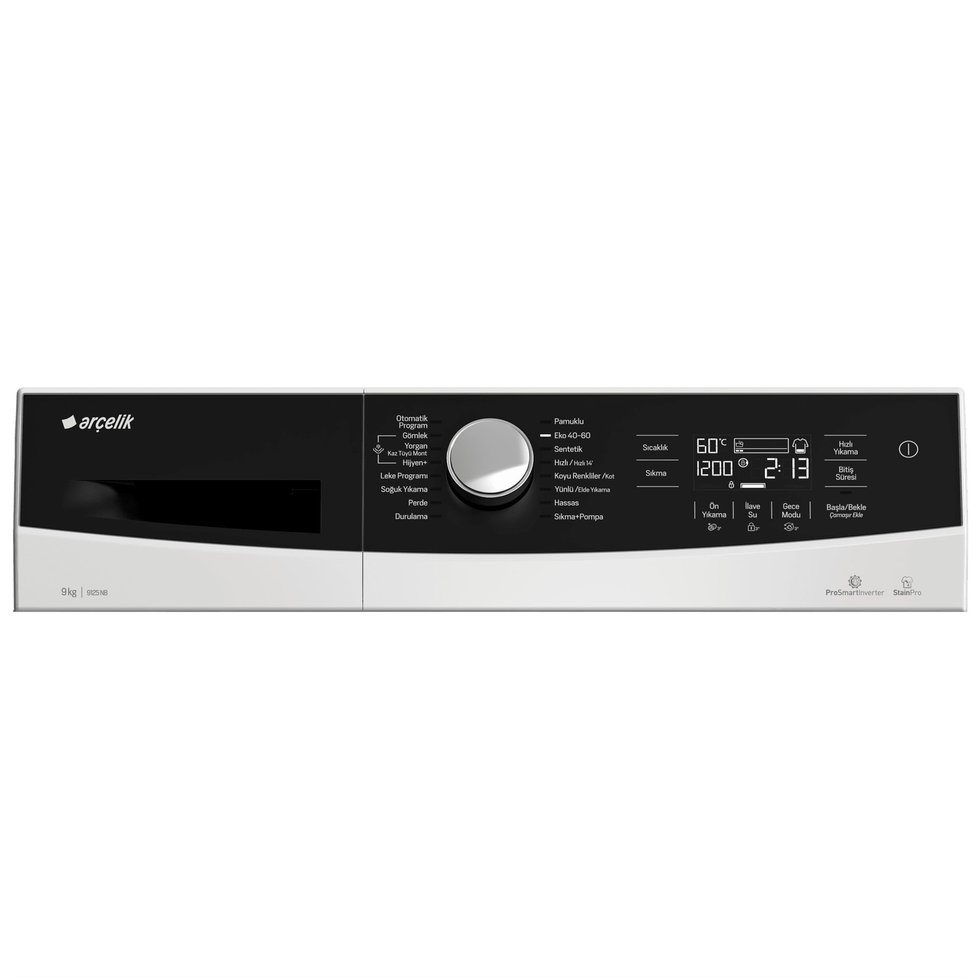 Arçelik 9125 NB 9 Kg Çamaşır Makinesi