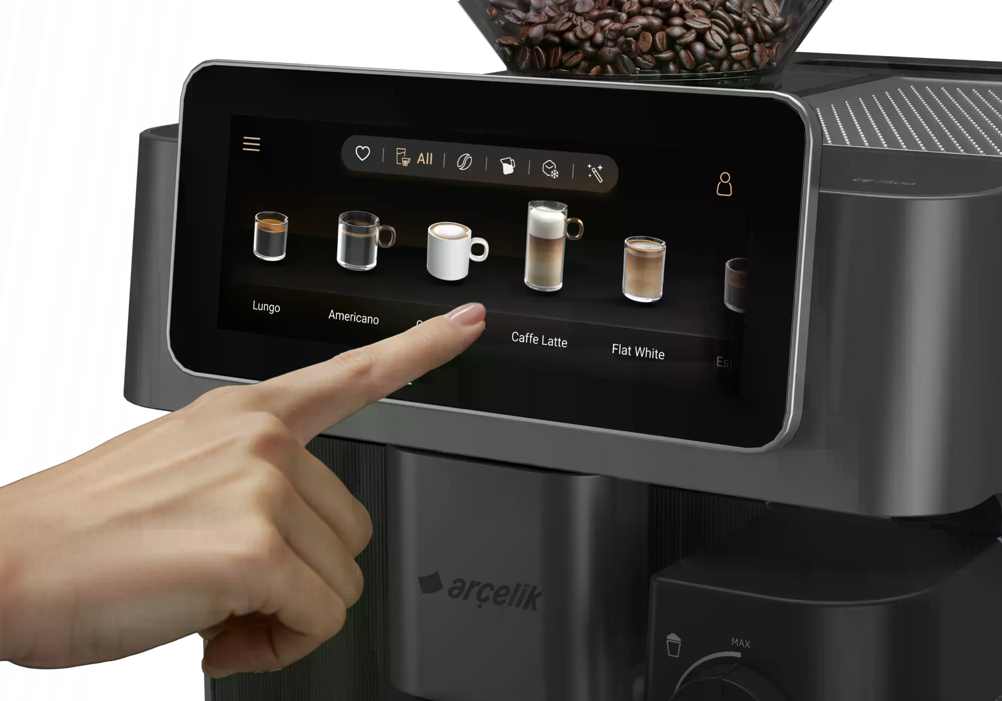 Arçelik EM 9595 Imperium Barista® Tam Otomatik Espresso Makinesi