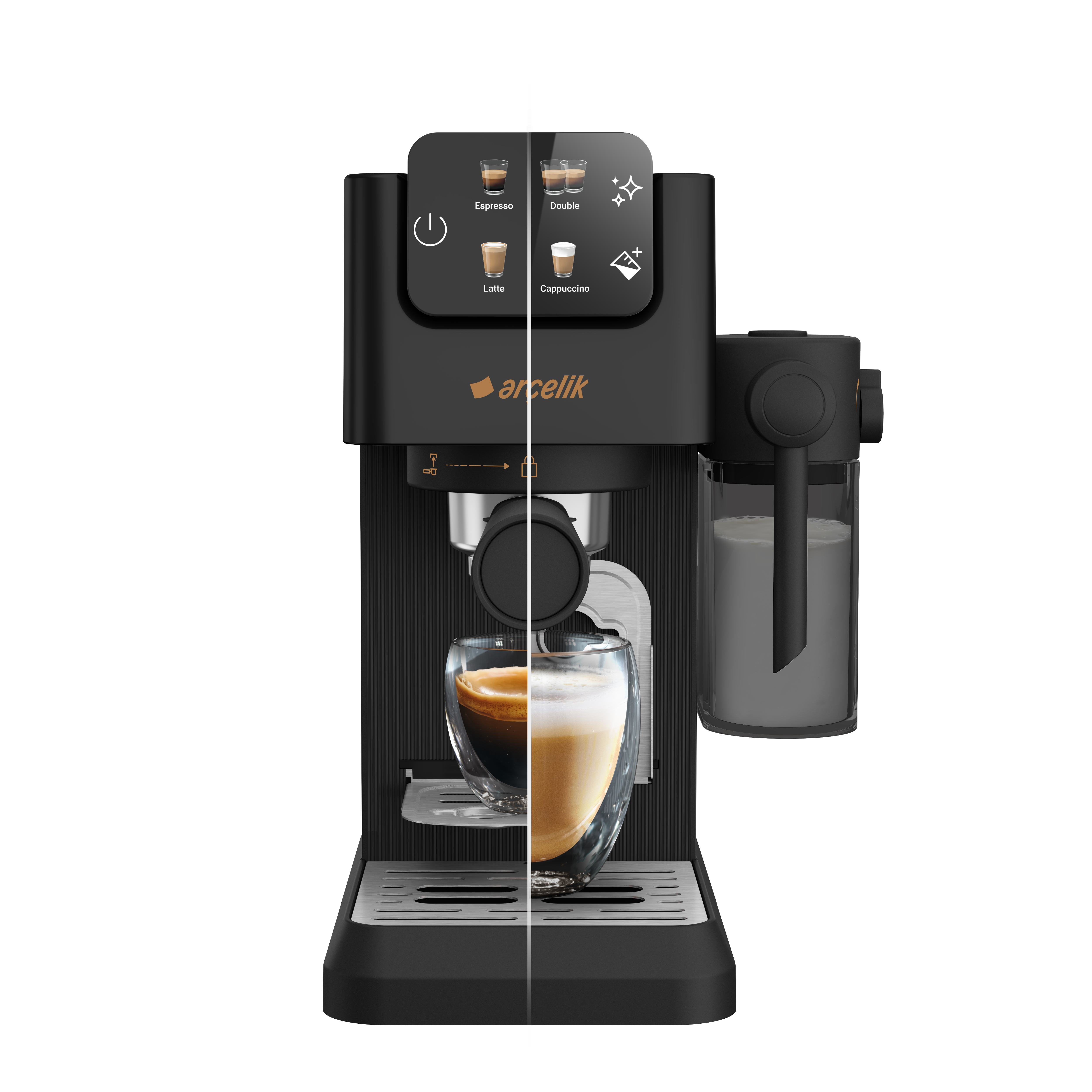 Arçelik Imperium Barista EM 3353 Yarı Otomatik Espresso Makinesi