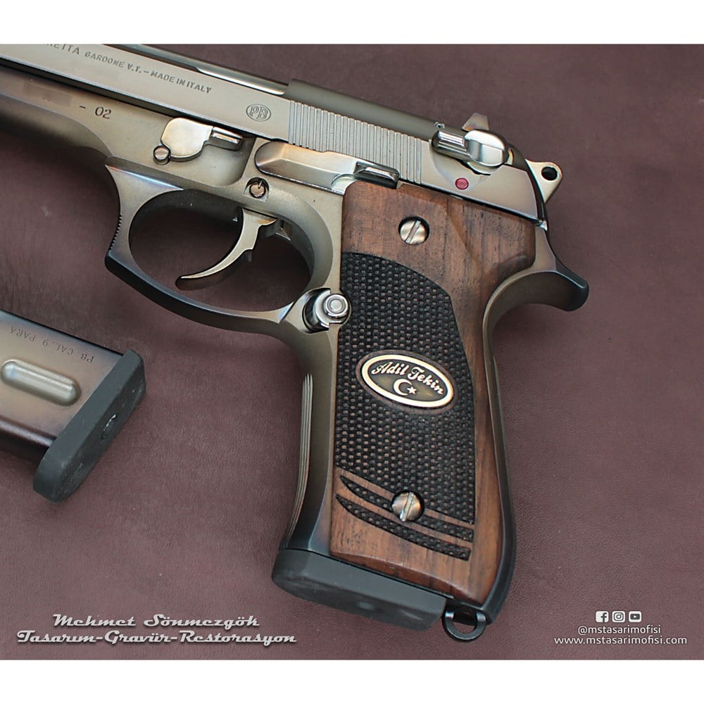 Beretta 92FS Kaplama // Eskitme Füme Titanyum