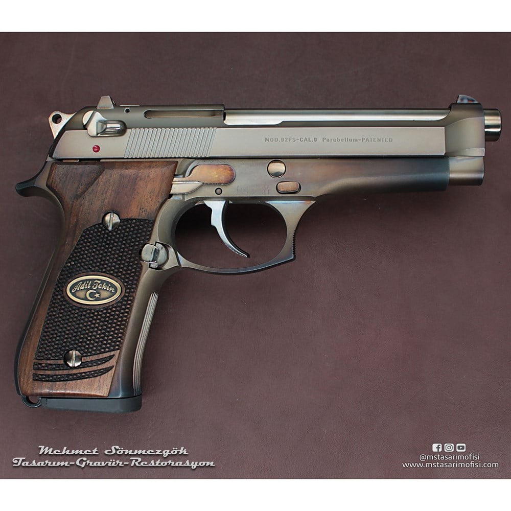 Beretta 92FS Kaplama // Eskitme Füme Titanyum