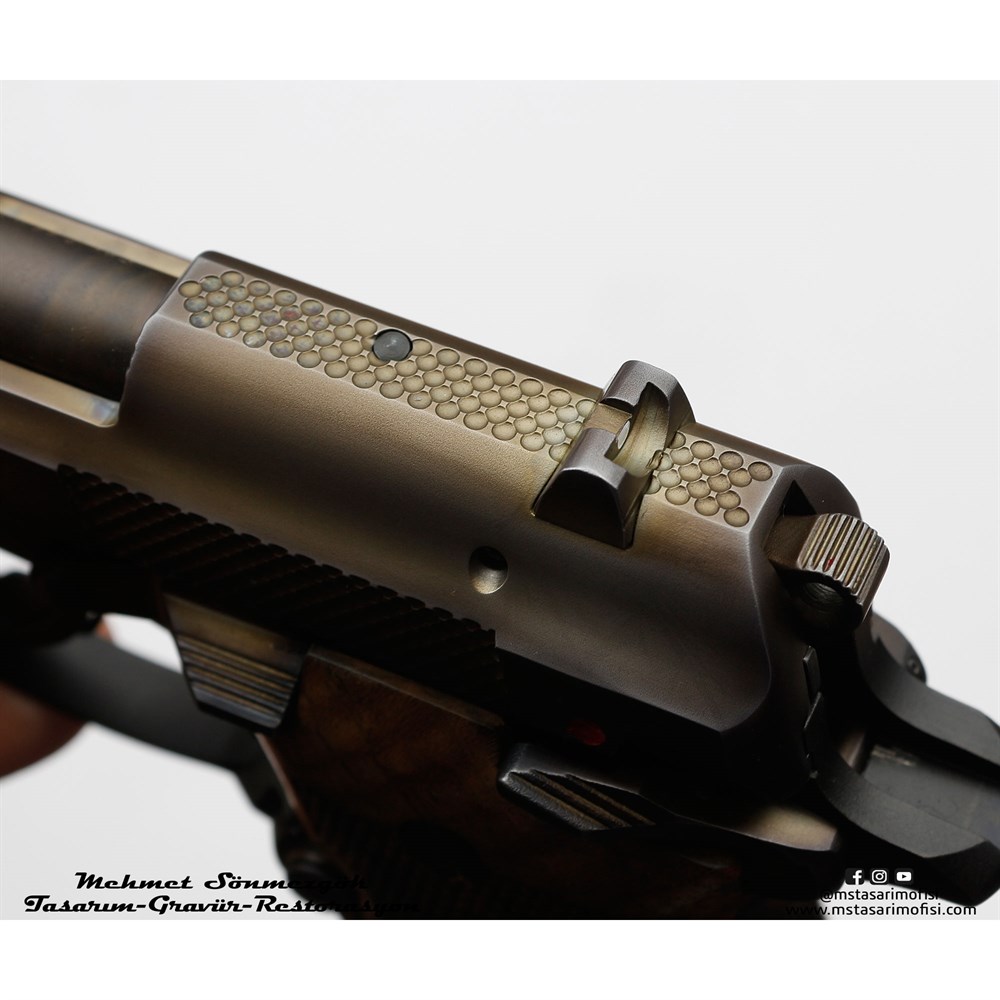 Beretta MOD 81F Modifiye // 3D Çekme Kertiği,Dekoratif Yazılar