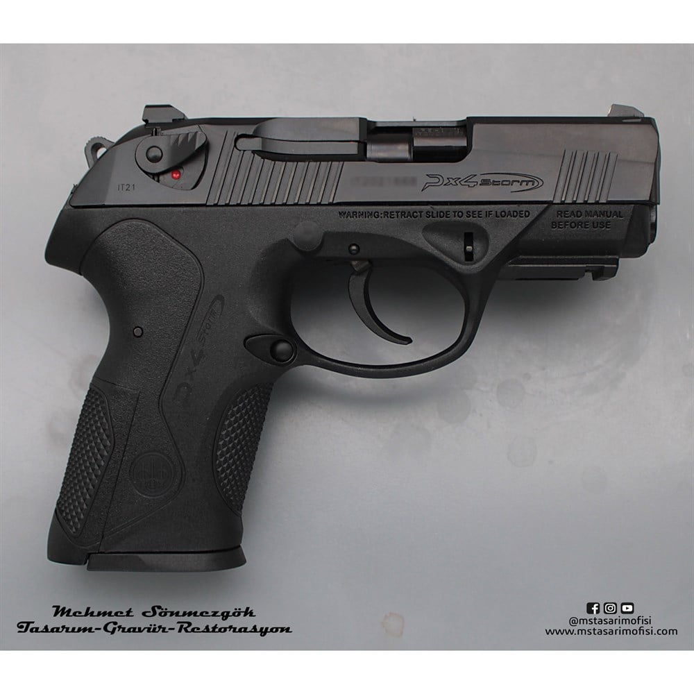 Beretta PX4 Kaplama // Siyah Meneviş