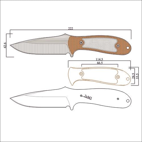 Bıçak Çizim Arşivi (DXF) 300+ Model
