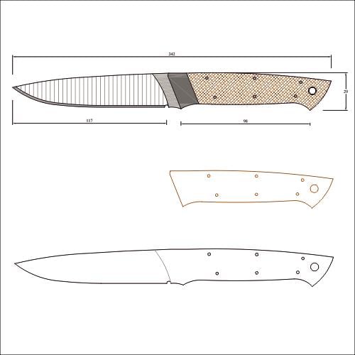 Bıçak Çizim Arşivi (DXF) 300+ Model