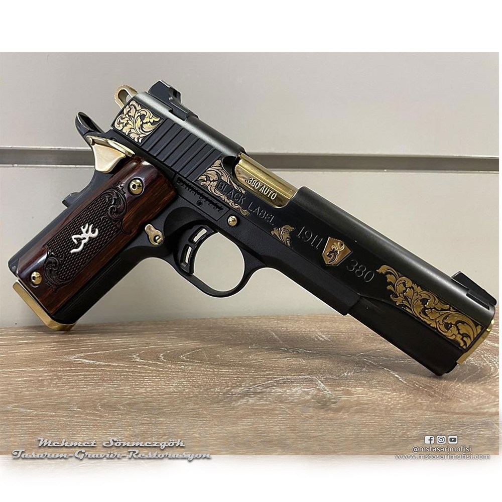 Browning 1911 Gravür // Klasik Desen Gravür