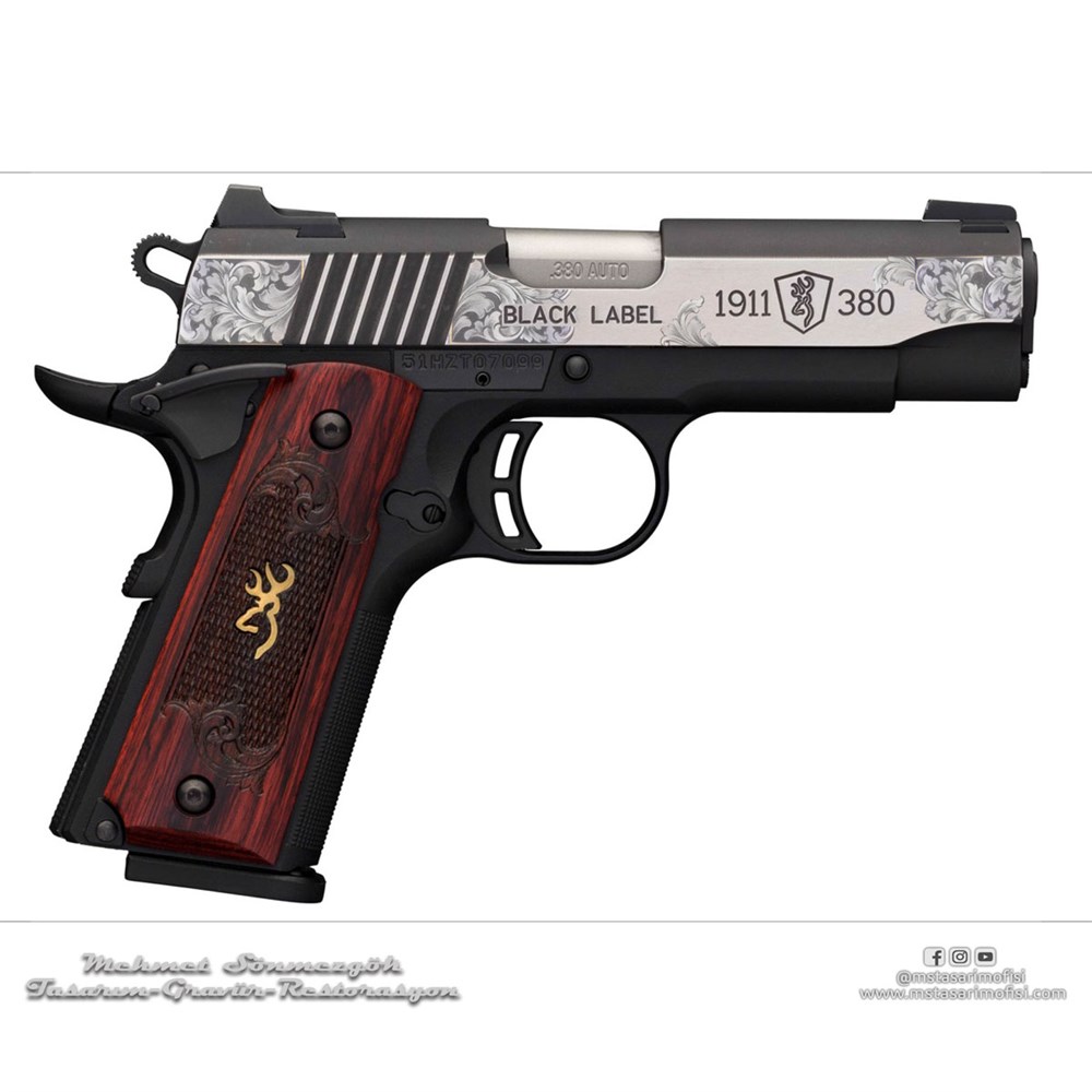 Browning 1911 Gravür // Klasik Desen Gravür