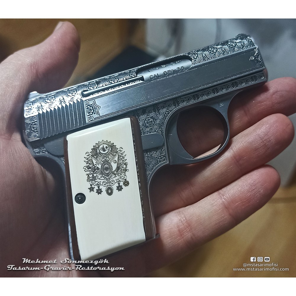 Browning 6,35 Gravür // Osmanlı Desenli Gravür