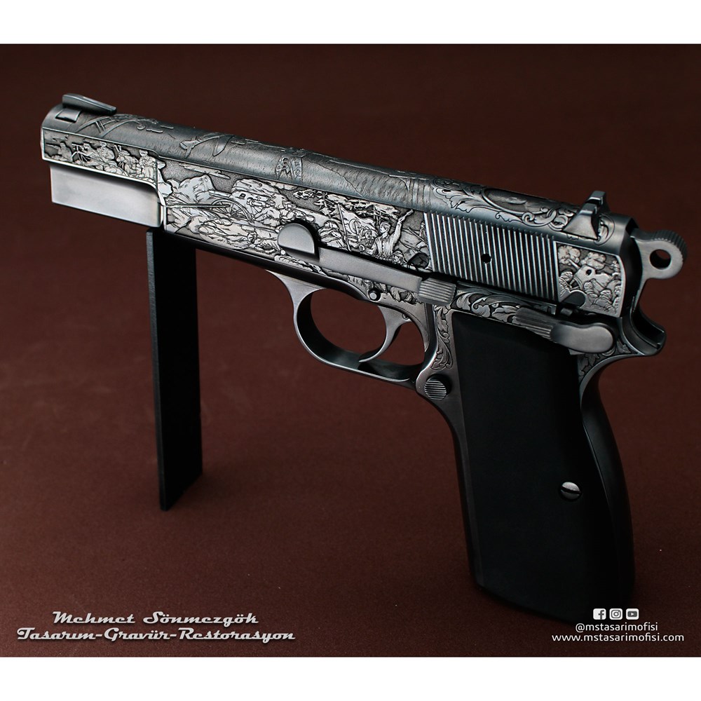 Browning HP Gravür // Çanakkale 1915 3D (2023 Versiyonu)