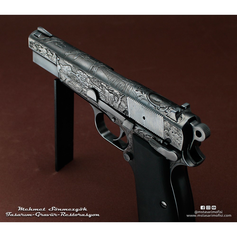 Browning HP Gravür // Çanakkale 1915 3D (2023 Versiyonu)