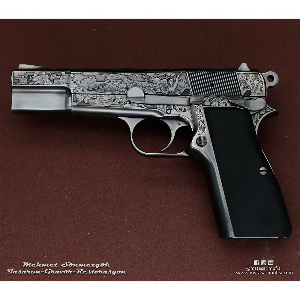 Browning HP Gravür // Çanakkale 1915 3D (2023 Versiyonu)