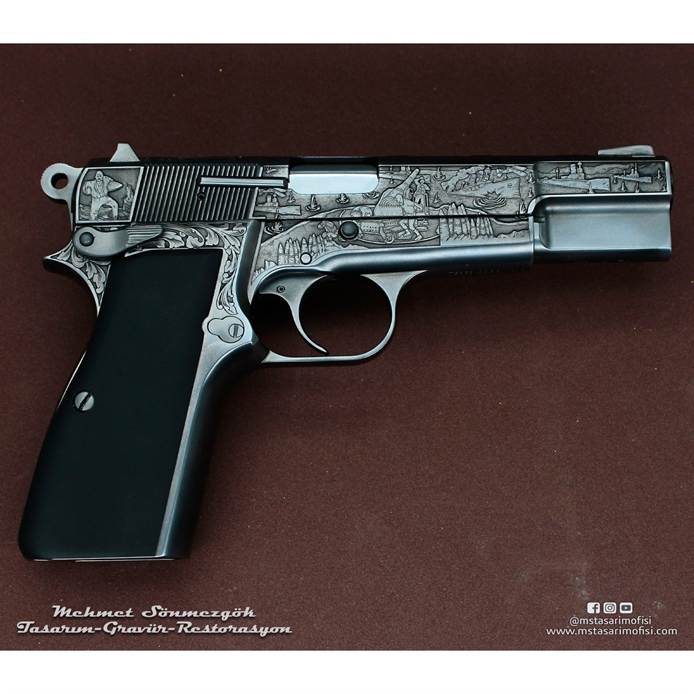 Browning HP Gravür // Çanakkale 1915 3D (2023 Versiyonu)