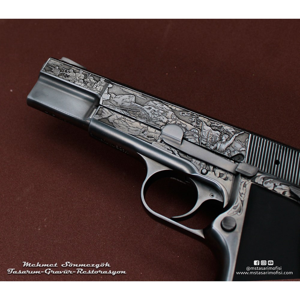 Browning HP Gravür // Çanakkale 1915 3D (2023 Versiyonu)