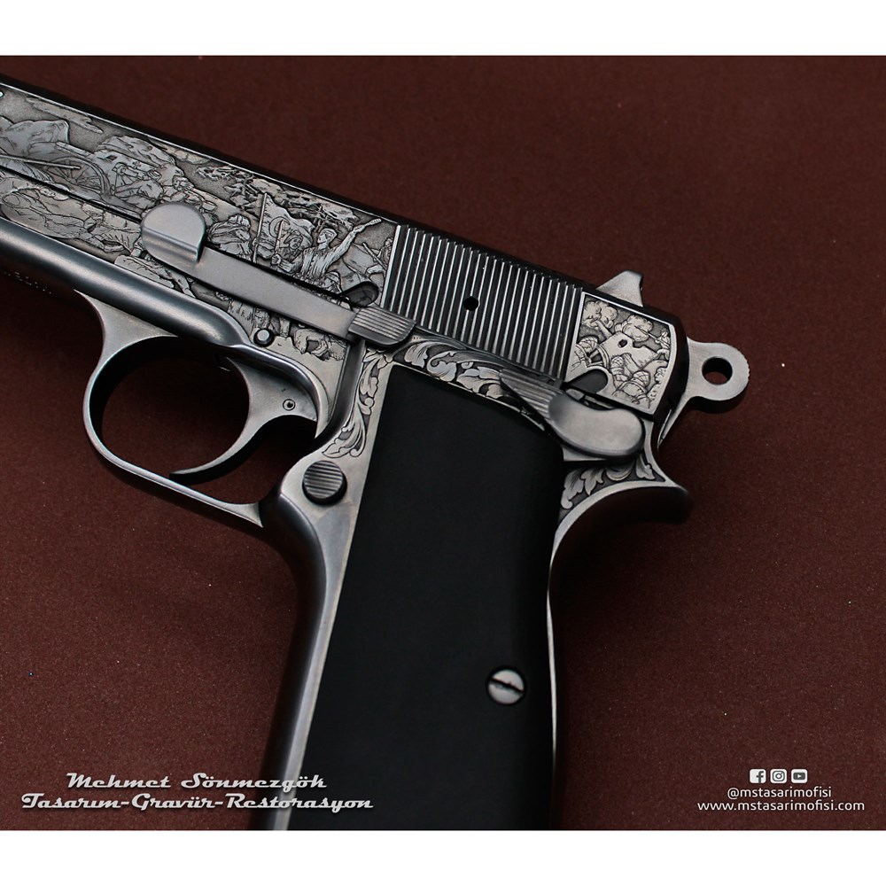 Browning HP Gravür // Çanakkale 1915 3D (2023 Versiyonu)